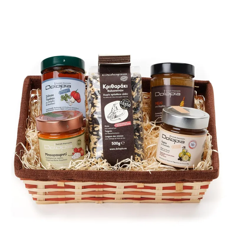 Produktbild: Geschenkkorb Griechische Delikatessen