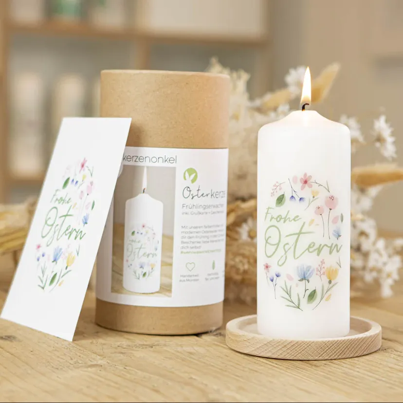 Produktbild: Osterkerze "Frühlingserwachen"