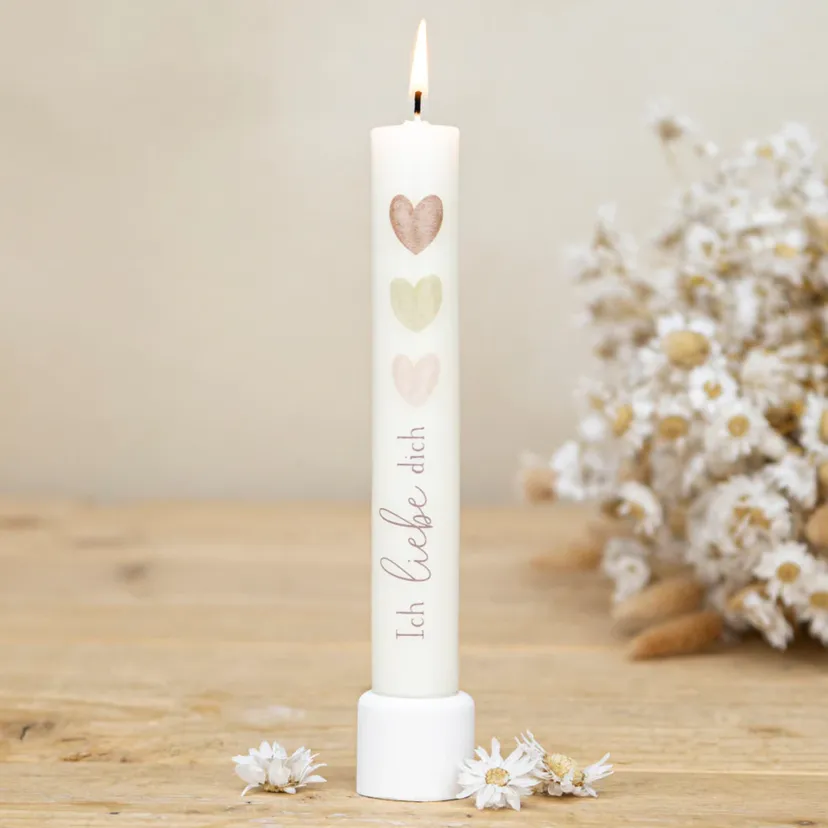 Produktbild: Stabkerze Ich liebe dich