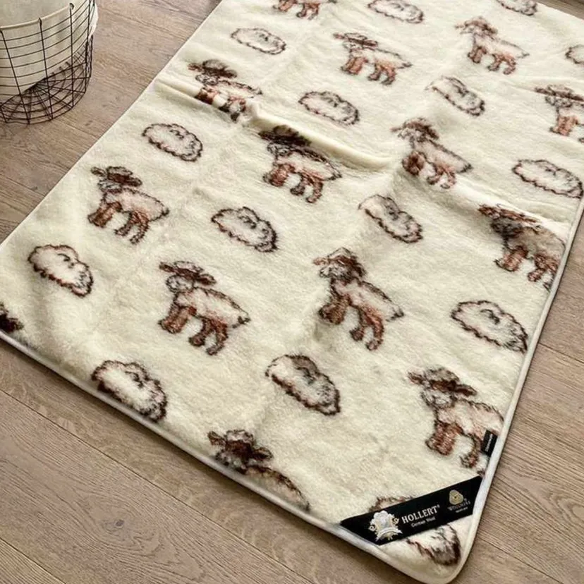 Produktbild: Wolldecke Merino Schaf 100x140