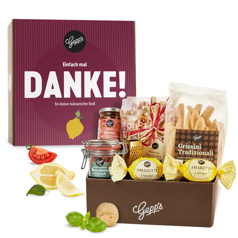 Produktbild: Präsentkorb Danke