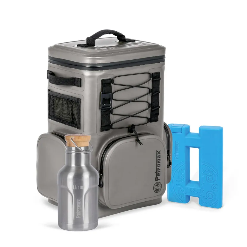 Produktbild: Kühlrucksack mit Kühlakku & Isolierflasche