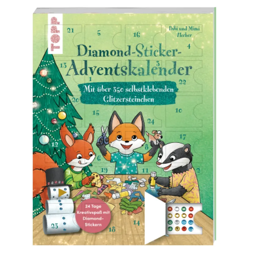 Produktbild: Diamond-Sticker-Adventskalender