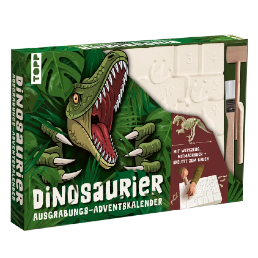 Produktbild: Der Dinosaurier-Ausgrabungs-Adventskalender für Kinder