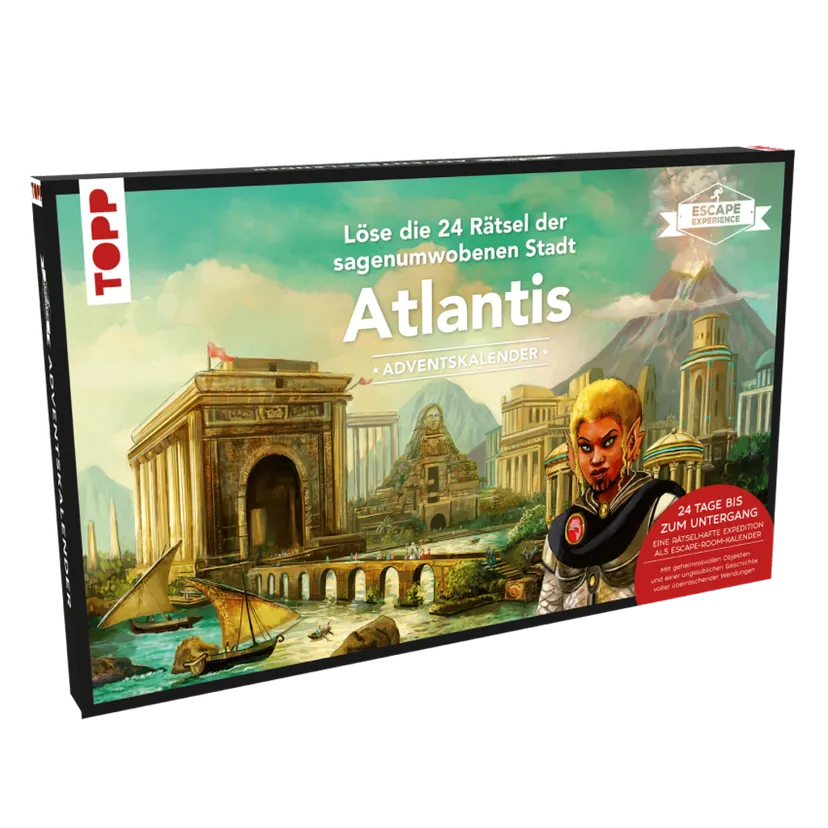 Produktbild: Escape Experience Adventskalender – Atlantis | TOPP-Kreativ