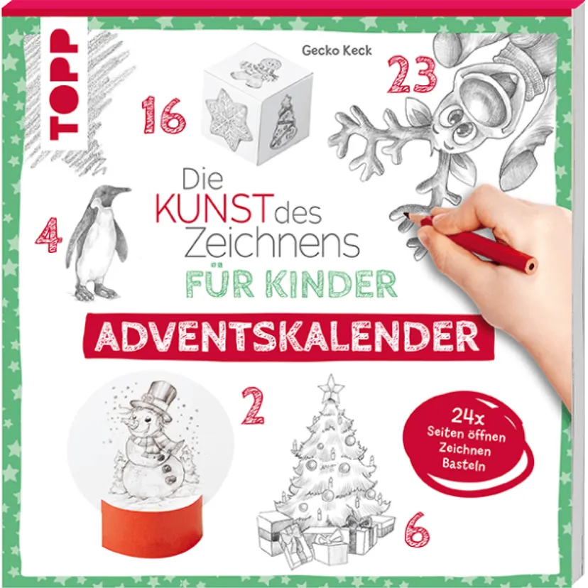 Produktbild: Die Kunst des Zeichnens für Kinder Adventskalender