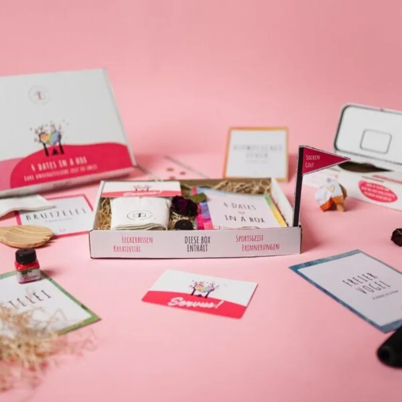 Produktbild: 4 Dates in a Box - Die Geschenkbox für Paare