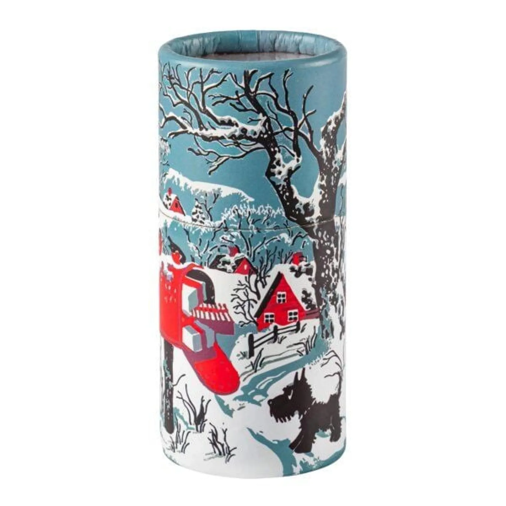 Produktbild: Winterlandschaft Runde Matchbox Streichhölzer