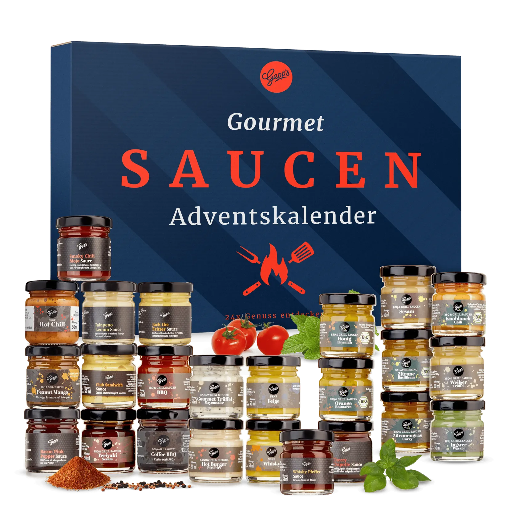 Produktbild: Saucen Gourmet Adventskalender 2025