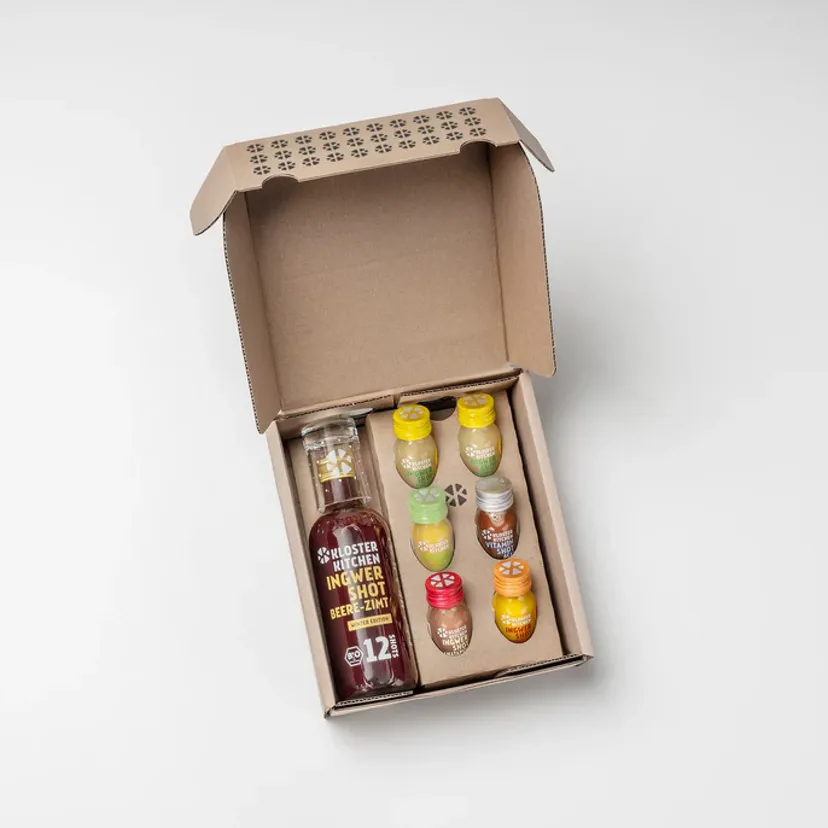 Produktbild: GESCHENKBOX WINTER - INGWER SHOTS