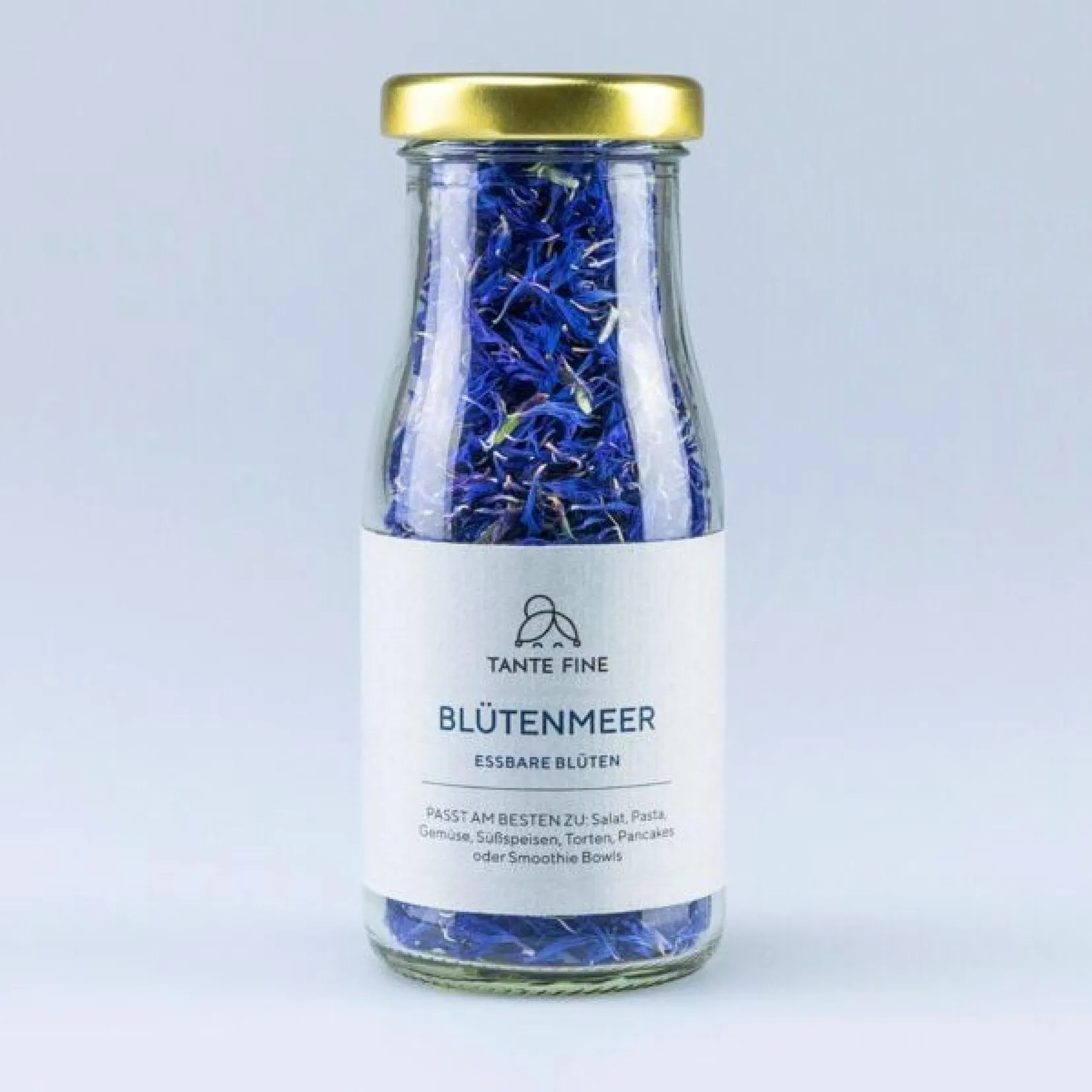 Produktbild: Bio BLÜTENMEER * essbare getrocknete Kornblumenblüten * Streudeko für Gerichte