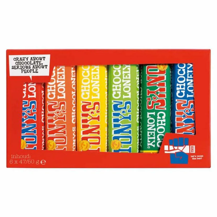 Produktbild: Regenbogen Schokolade Mixpackung - 6x47/50 gr- fairtrade