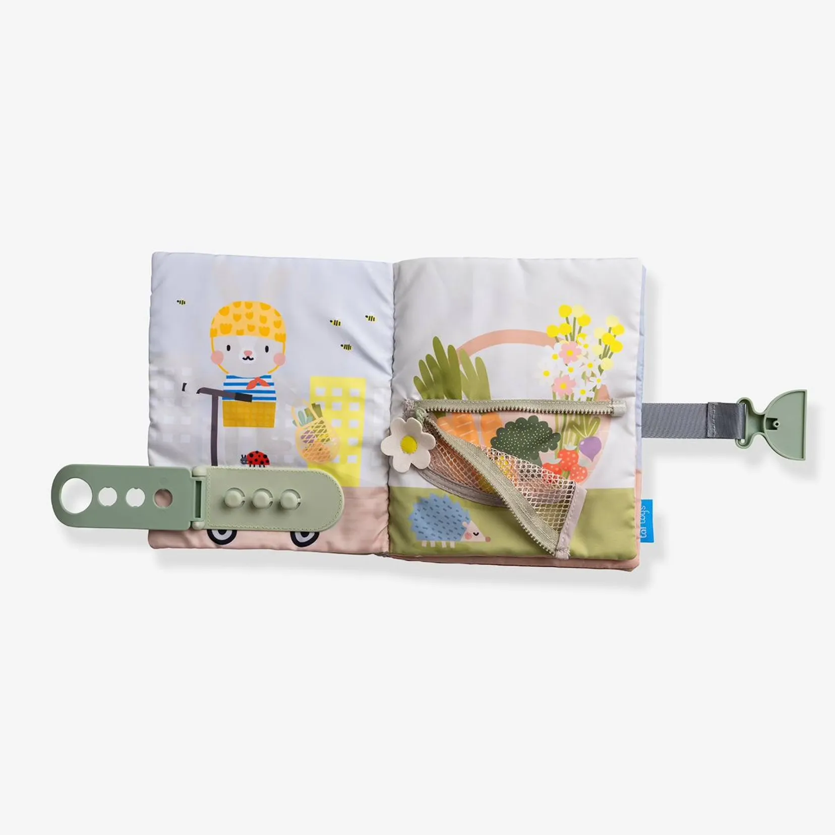 Produktbild: Baby Activity-Stoffbuch für Verschlüsse - Thema: Bauernhof