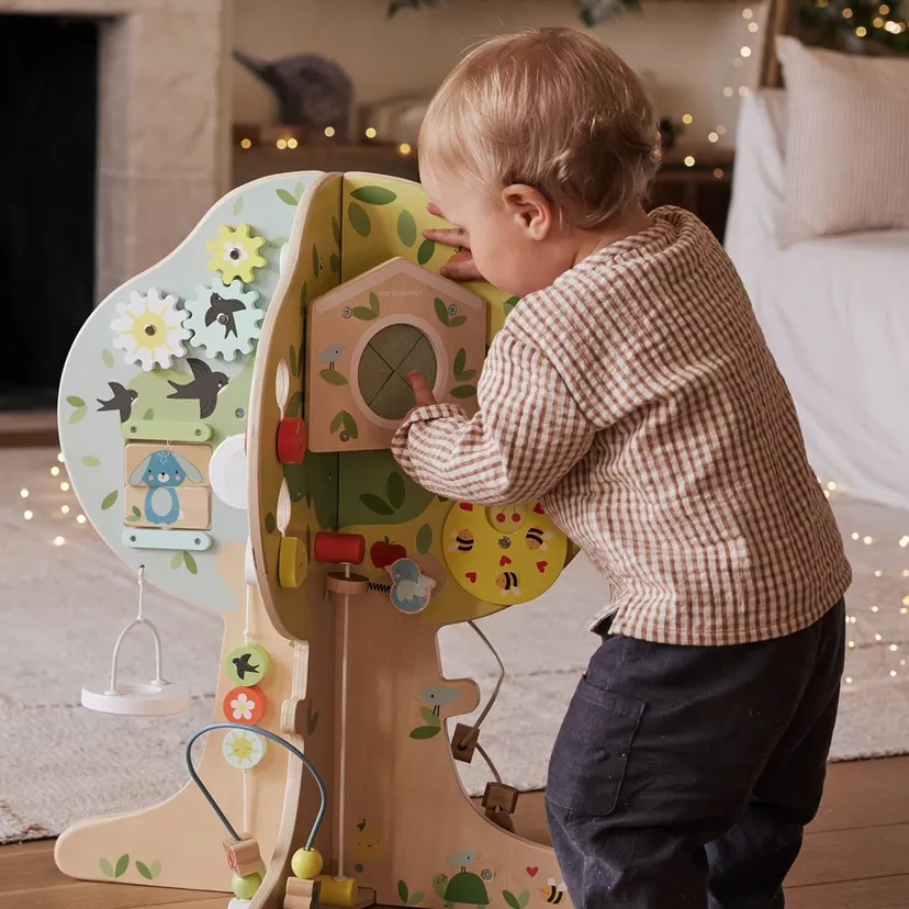 Produktbild: Activity-Baum aus Holz FSC® mit 4 Jahreszeiten