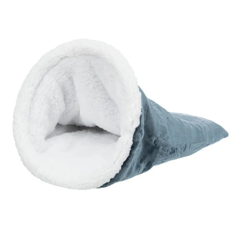 Produktbild: TRIXIE Kuschelsack Paul, ø 40 × 60 cm, blau/weiß