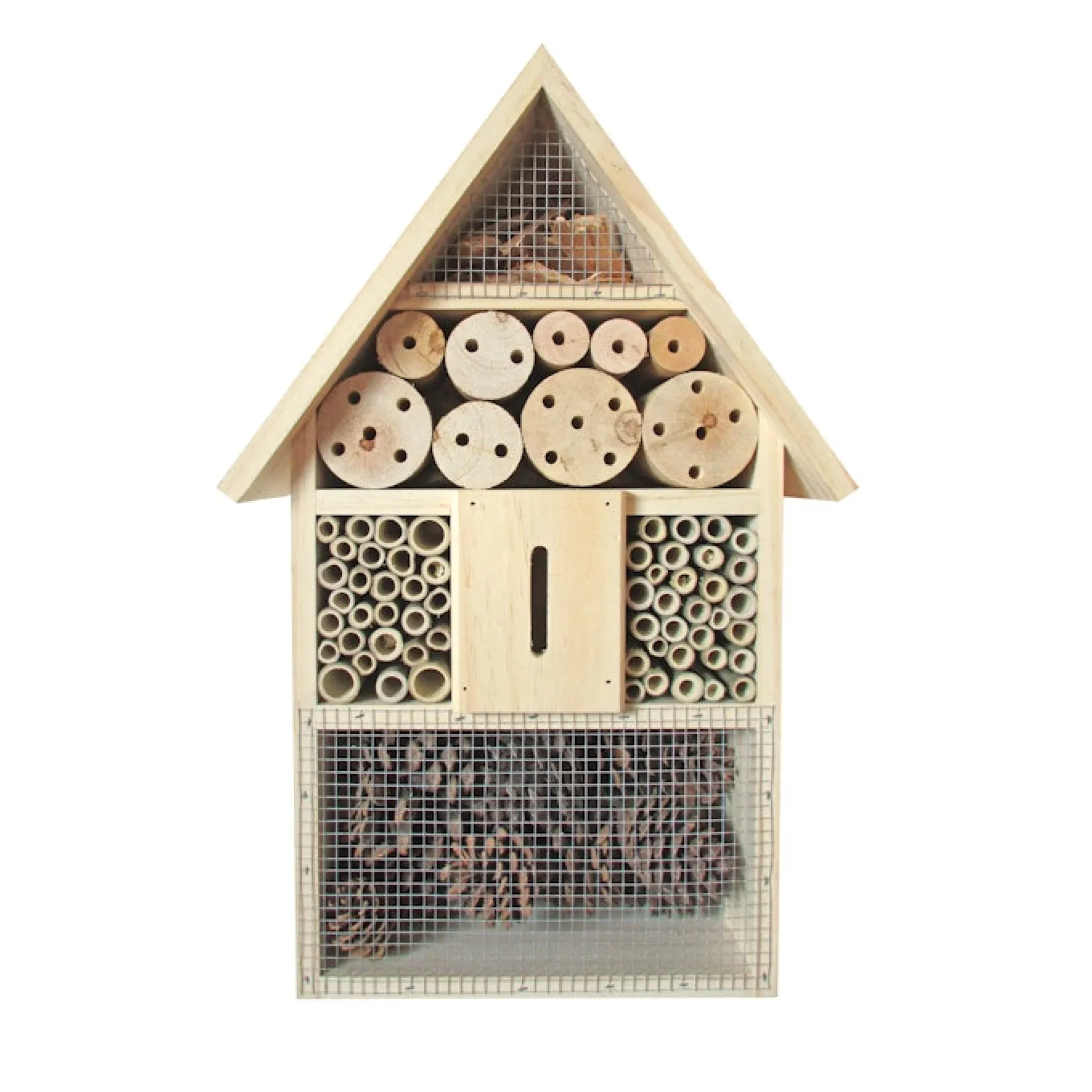 Produktbild: Garden Pleasure Insektenhotel 31 x 10 x 48 cm, Kiefer / Bambus / Pinie