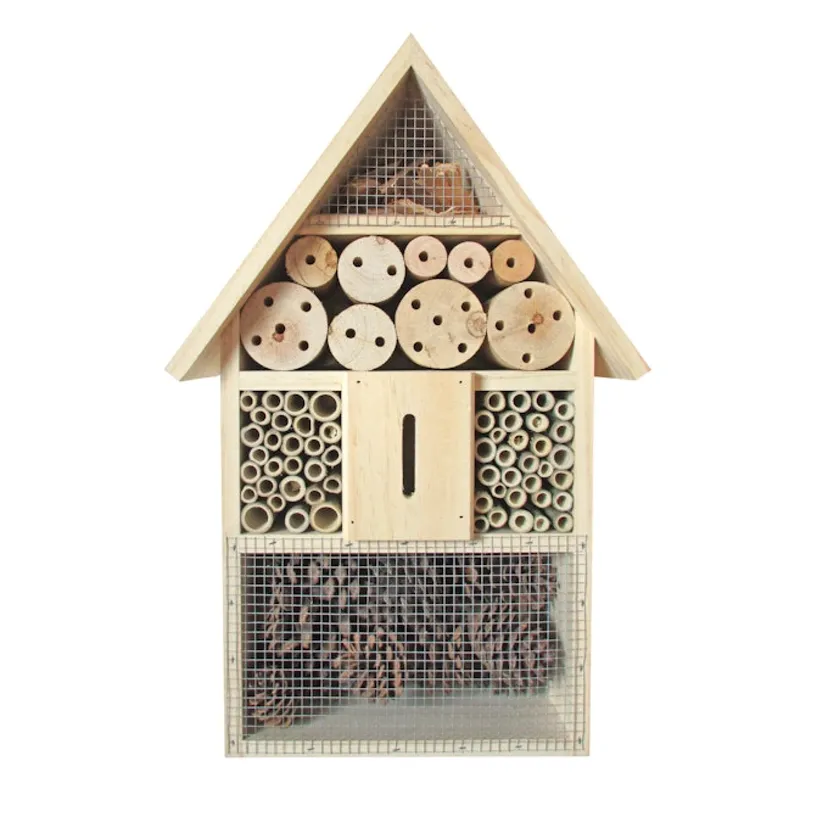 Produktbild: Garden Pleasure Insektenhotel 31 x 10 x 48 cm, Kiefer / Bambus / Pinie