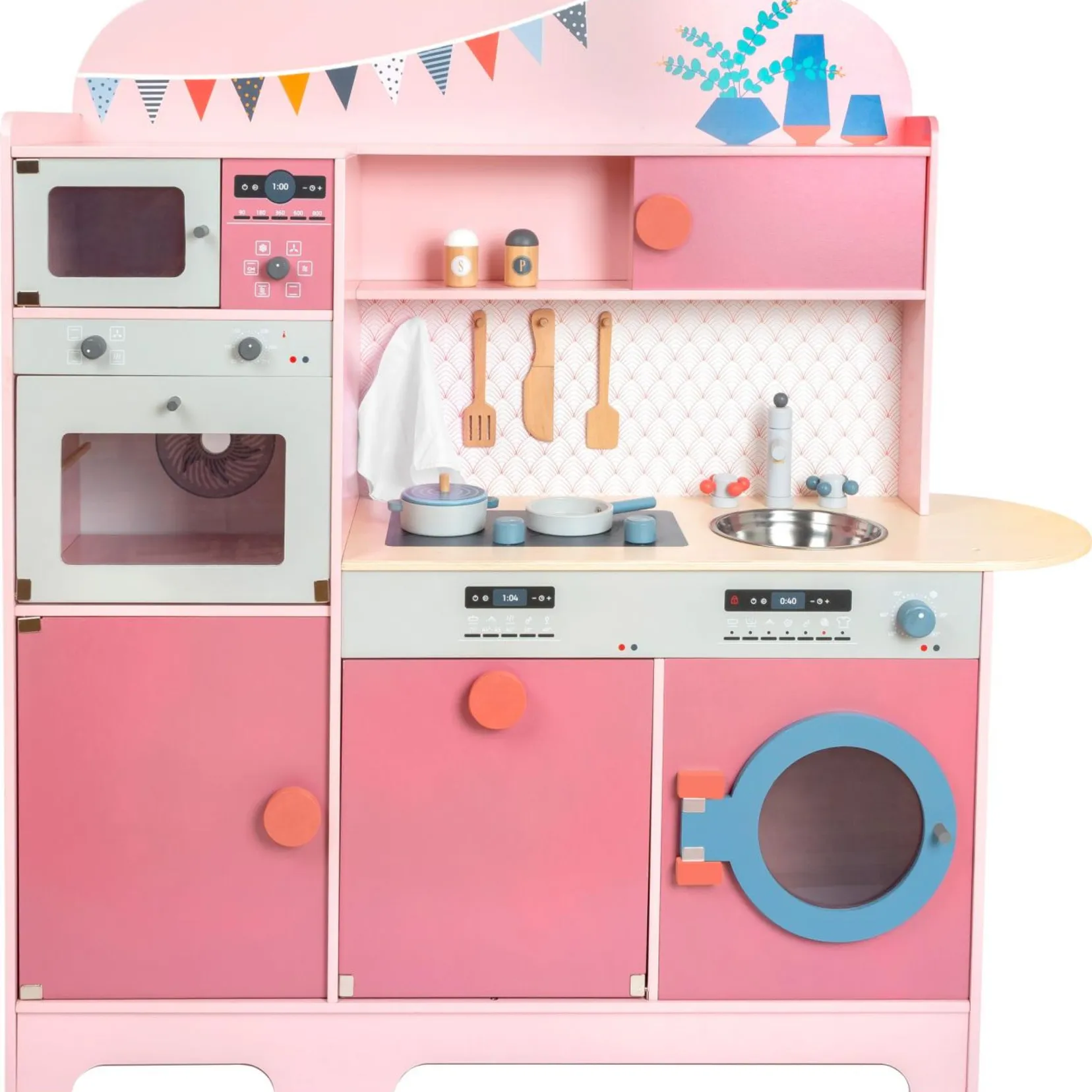 Produktbild: Kinderküche Rosa Gourmet mit Zubehör