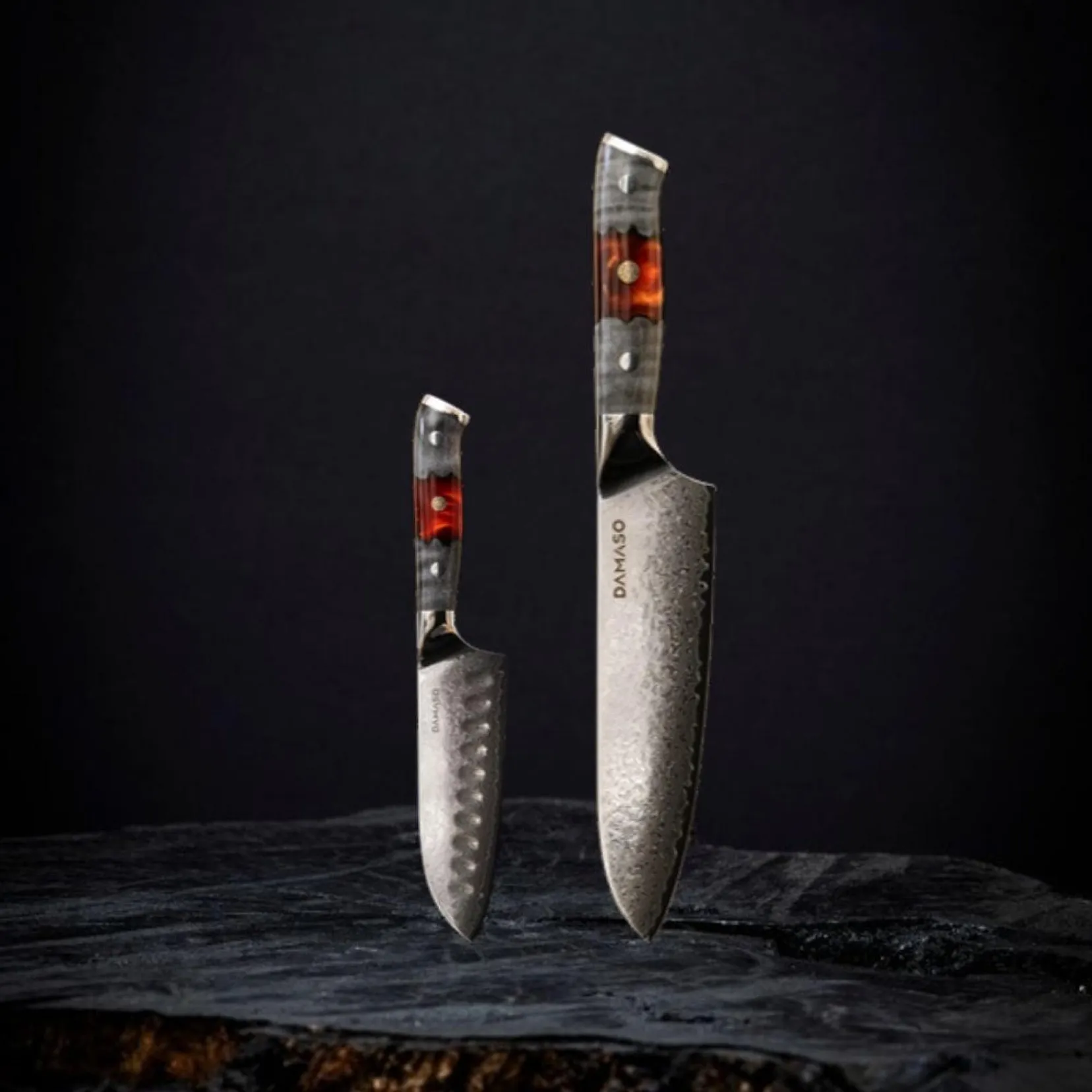 Produktbild: Japanisches Santoku-Messerset Red Ash, 2-teilig