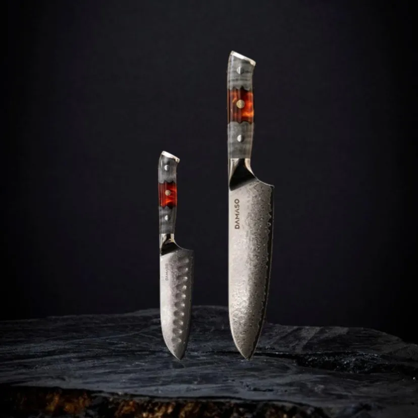 Produktbild: Japanisches Santoku-Messerset Red Ash, 2-teilig
